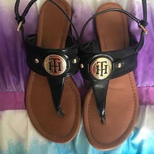 Tommy Hilfiger T-Strap  Sandals